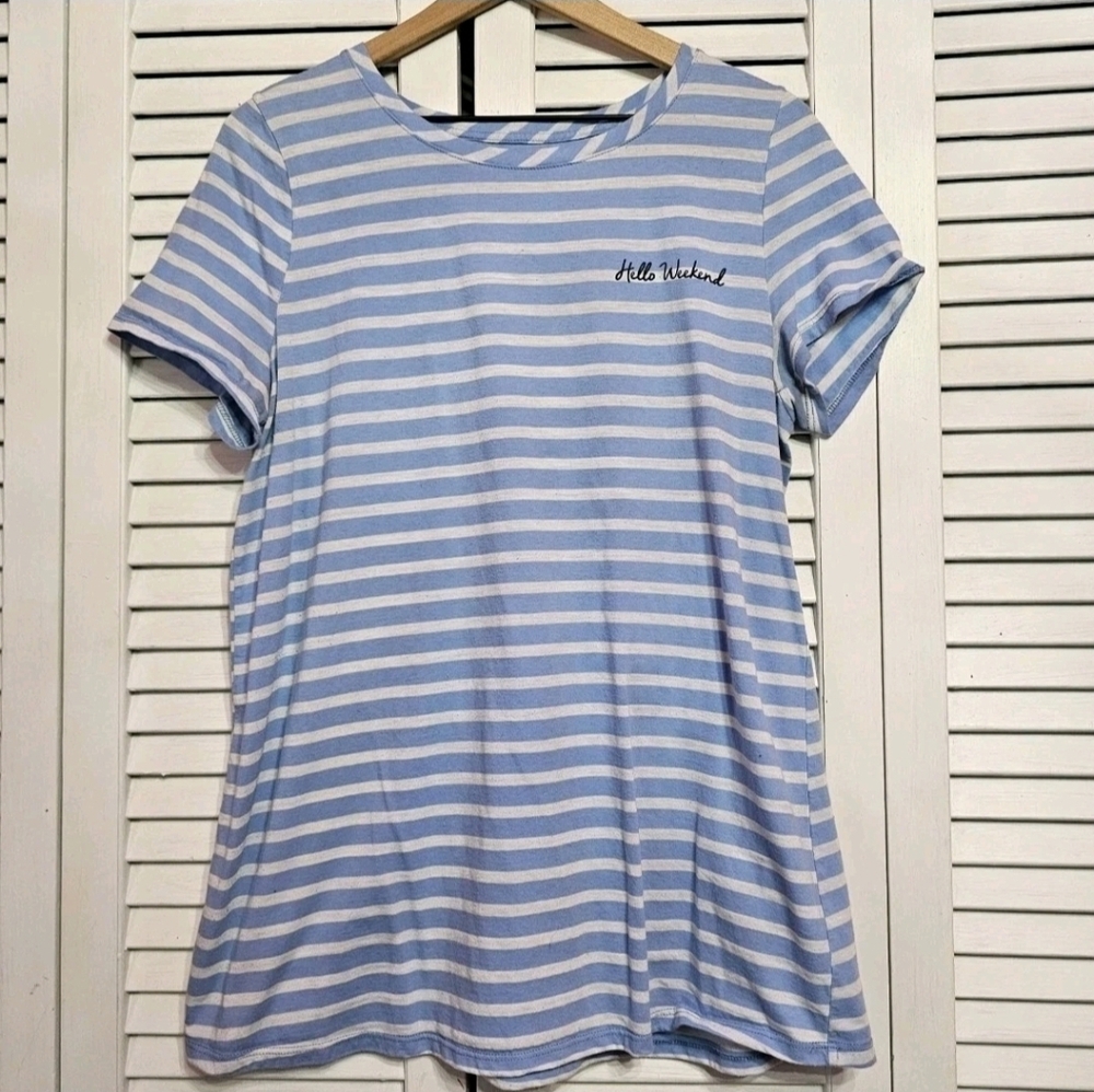 Lane Bryant • Striped Weekend Tee